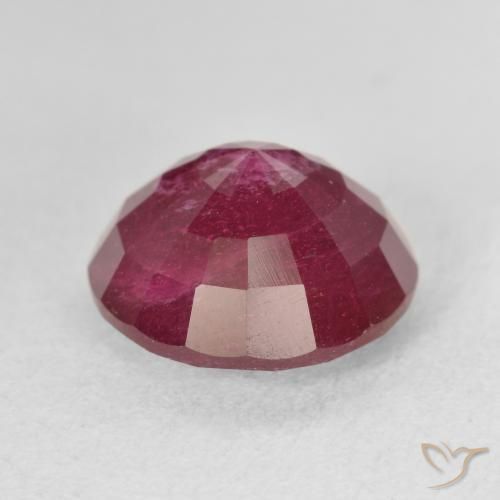 Rubis Rouge foncé naturelle Tour, 6.04 ct, VS-SI