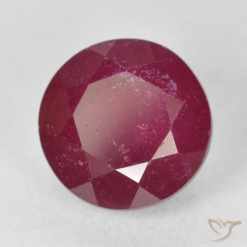 Rubis Rose rougeâtre profond naturelle Tour, 5.93 ct, VS-SI