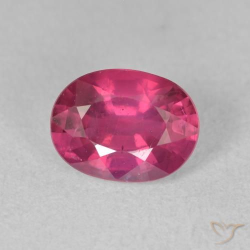 1.96ct Naturel Rouge léger Rubis, ovale, VS-SI