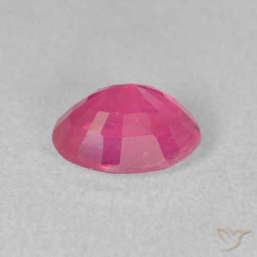 Rubis Rose vif naturelle ovale, 1.76 ct, VS-SI