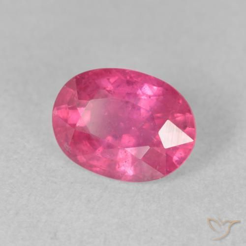 Rubis Rose moyen naturelle ovale, 1.76 ct, VS-SI