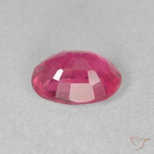 Rubis Rose moyen naturelle ovale, 1.76 ct, VS-SI