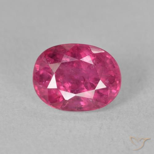 2.04ct Naturel Magenta profond Rubis, ovale, SI
