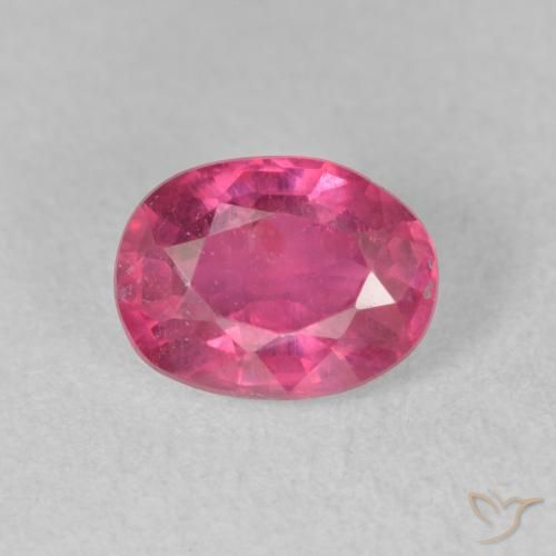1.87ct Naturel Rose foncé Rubis, ovale, VS-SI