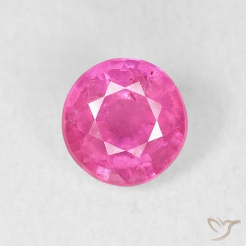 0.98ct Naturel Rose vif Rubis, Tour, VS-SI