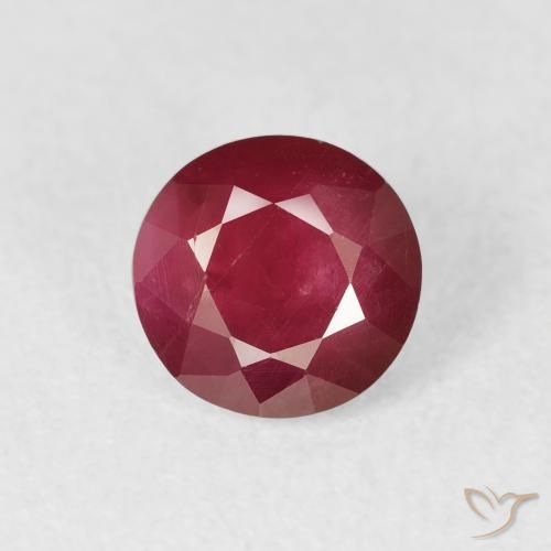 1.63ct Naturel Rouge sang Rubis, Tour, VS-SI