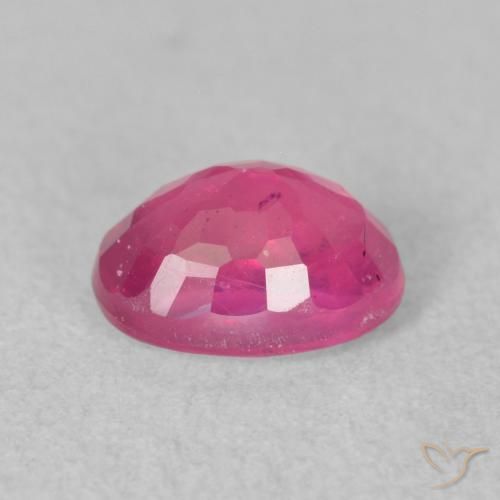 Rubis Medium Dark-Pink naturelle ovale, 2.20 ct, VS-SI
