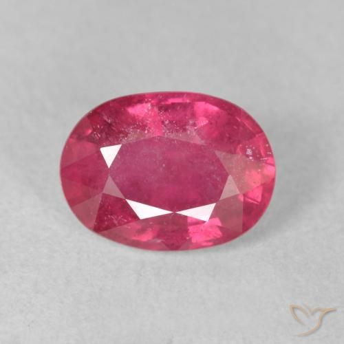 1.78ct Naturel Rose magenta Rubis, ovale, VS-SI