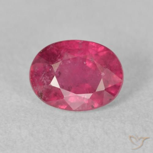 2.05ct Naturel Rouge Rosâtre Rubis, ovale, VS-SI