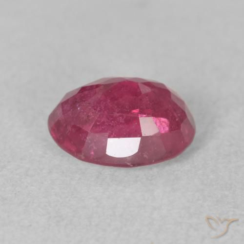 Rubis Rouge Rosâtre naturelle ovale, 2.05 ct, VS-SI