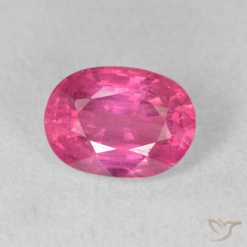 1.84ct Naturel Rose moyen Rubis, ovale, VS-SI