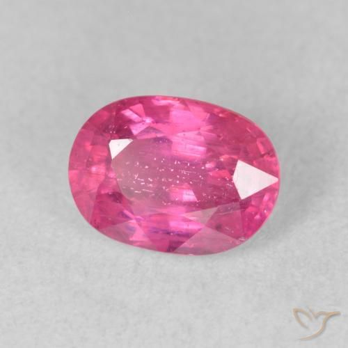 Rubis Rose moyen naturelle ovale, 1.84 ct, VS-SI