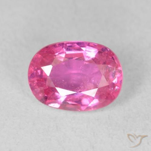 1.88ct Naturel Medium Dark-Pink Rubis, ovale, VS-SI