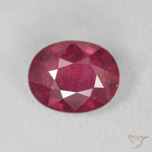1.78ct Naturel Cramoisi profond Rubis, ovale, VS-SI