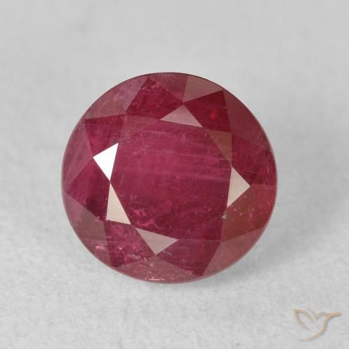 2.74ct Naturel Rouge confiture Rubis, Tour, VS-SI