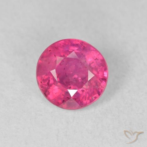 1.18ct Naturel Rose vif Rubis, Tour, VS-SI