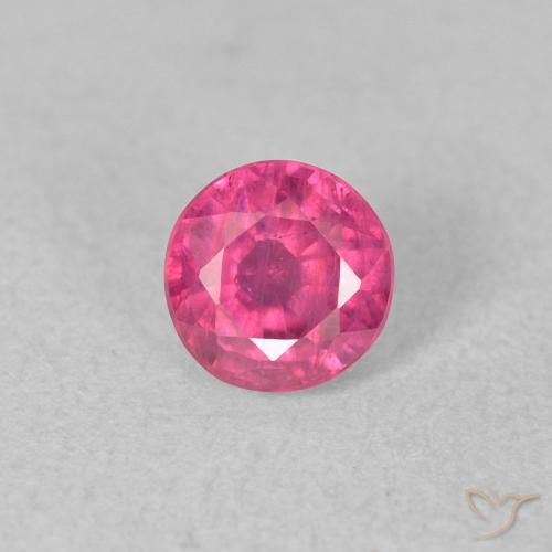 0.90ct Naturel Rose vif Rubis, Tour, VS-SI