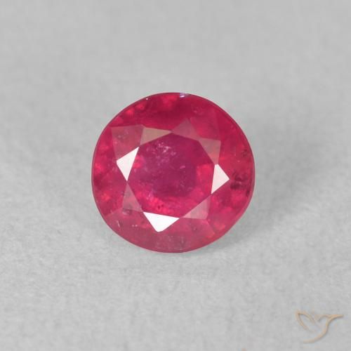 1.21ct Naturel Rose rougeâtre Rubis, Tour, VS-SI