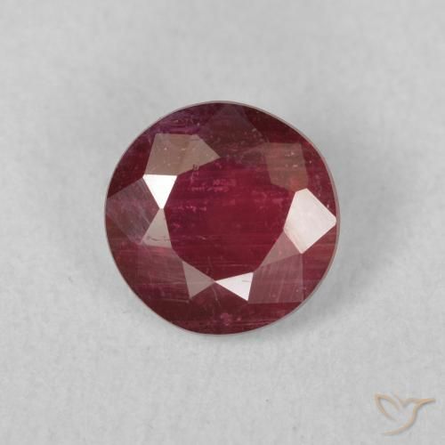 1.46ct Naturel Rouge foncé Rubis, Tour, VS-SI