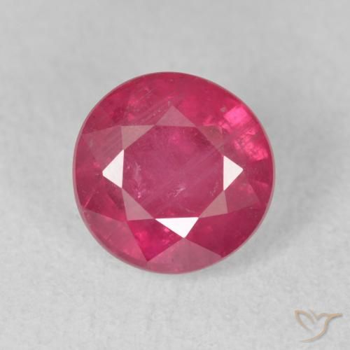 2.20ct Naturel Rose rougeâtre Rubis, Tour, VS-SI