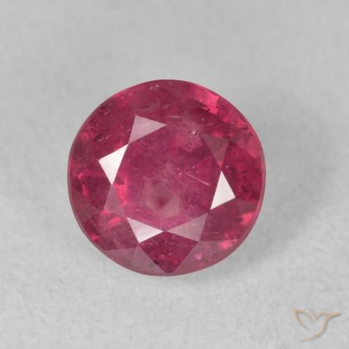 1.99ct Naturel Rose rougeâtre Rubis, Tour, VS-SI