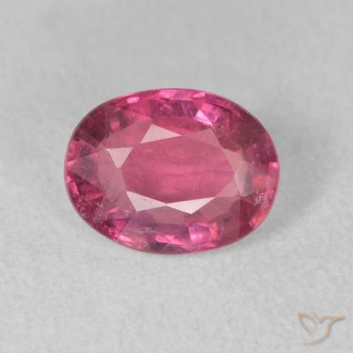 1.59ct Naturel Rose rougeâtre Rubis, ovale, VS-SI