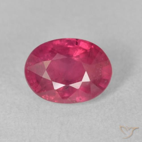 2.03ct Naturel Rose rougeâtre Rubis, ovale, VS-SI