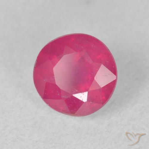 Rubis Rose rougeâtre naturelle Tour, 1.19 ct, VS-SI