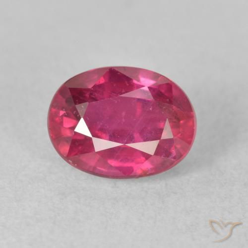 2.33ct Naturel Rouge moyen Rubis, ovale, VS-SI