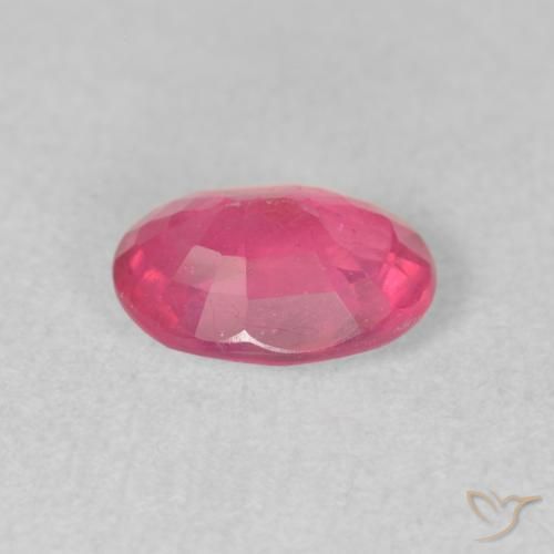 Rubis Rose moyen naturelle ovale, 1.55 ct, VS-SI