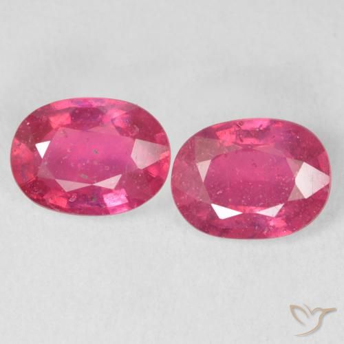 3.23ctw Naturel Rouge moyen Rubis, ovale, VS-SI