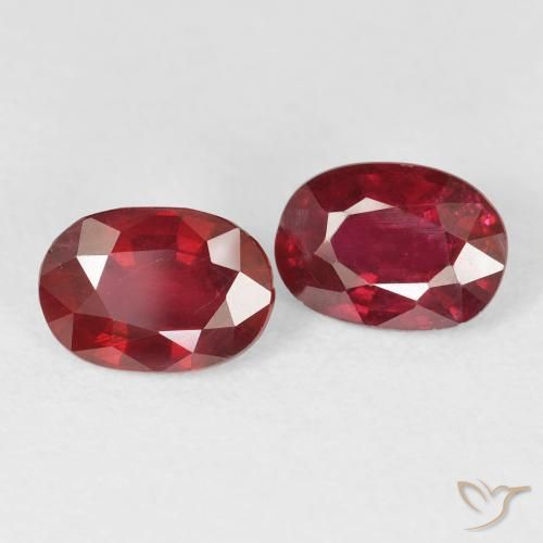 Shop natural 2.34ct Rouge foncé Rubis gems, ovale, from Mozambique at GemSelect. In stock, global shipping!