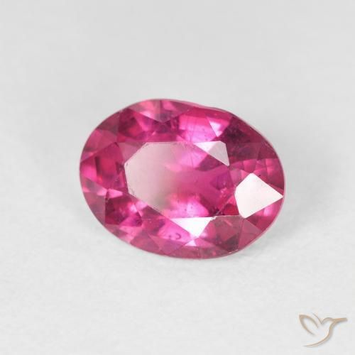 Rubis Rose vif naturelle ovale, 2.17 ct, VS
