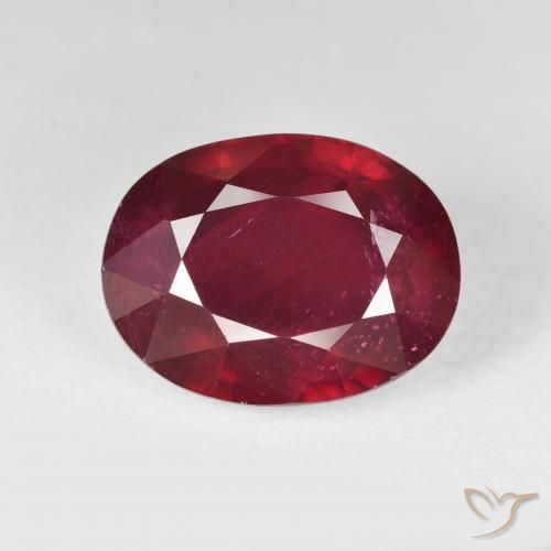 16.54ct Naturel Rouge vif Rubis, ovale, VS