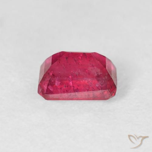 Rubis Rouge moyen naturelle Octogone / coupe Émeraude, 1.06 ct, VS