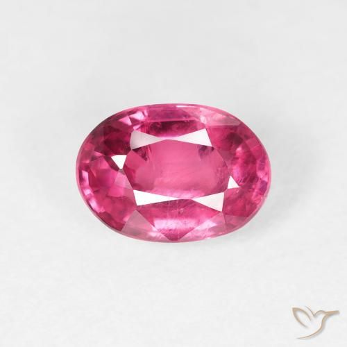 1.39ct Naturel Magenta profond Rubis, ovale, VS