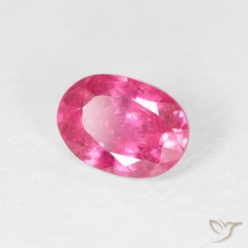 Rubis Medium Dark-Pink naturelle ovale, 1.06 ct, VS