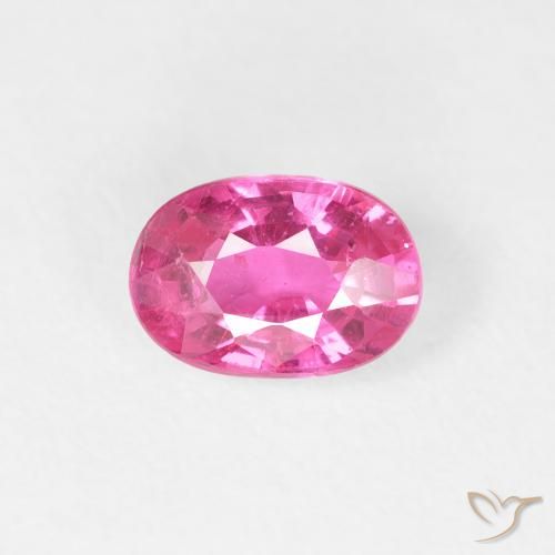 0.96ct Naturel Medium Dark-Pink Rubis, ovale, VS