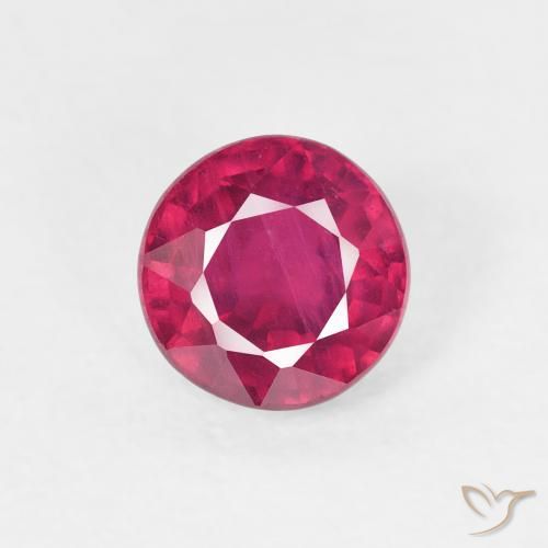 1.02ct Naturel Rouge léger Rubis, Tour, VS