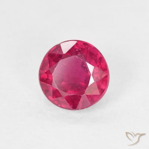 Rubis Rouge léger naturelle Tour, 0.81 ct, VS