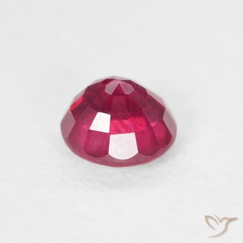 Rubis Rouge léger naturelle Tour, 0.81 ct, VS