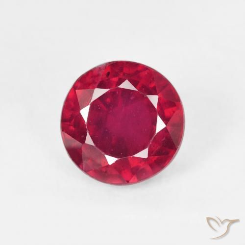 1.28ct Naturel Rouge moyen Rubis, Tour, VS