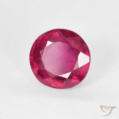 Rubis Rouge léger naturelle Tour, 1.24 ct, VS