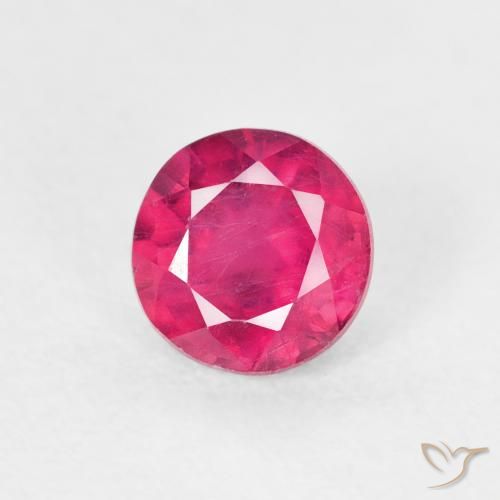 1.00ct Naturel Rouge léger Rubis, Tour, VS
