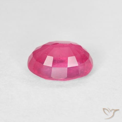Rubis Magenta profond naturelle ovale, 1.27 ct, VS