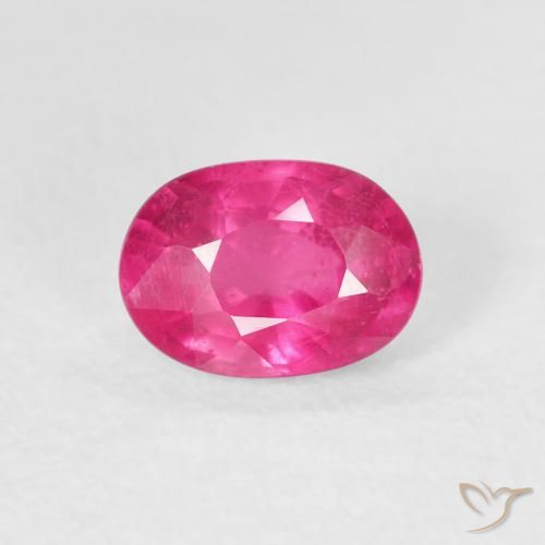 1.16ct Naturel Magenta profond Rubis, ovale, VS