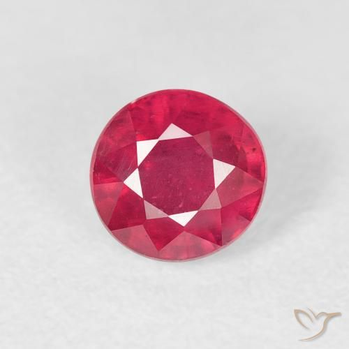 1.01ct Naturel Rouge Rosâtre Rubis, Tour, VS