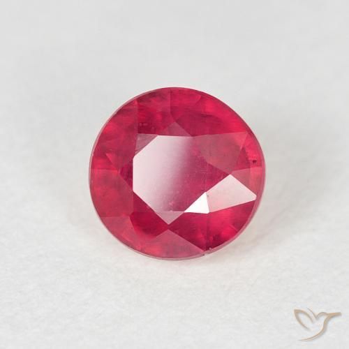 Rubis Rouge Rosâtre naturelle Tour, 1.01 ct, VS