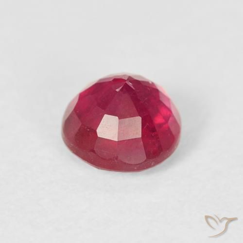 Rubis Rouge Rosâtre naturelle Tour, 1.01 ct, VS