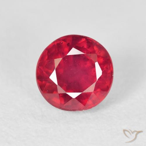 1.39ct Naturel Cramoisi profond Rubis, Tour, VS